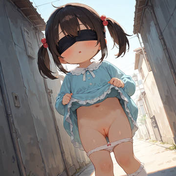 【AIm】目隠し+下脱ぎ