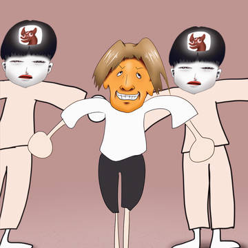 踊る○ンポスター