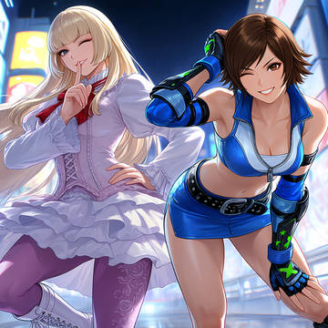 鉄拳　飛鳥とリリ