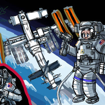 Maxine’s First Spacewalk