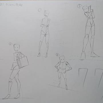 クロッキー100日目
