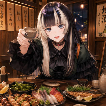 お酒を飲みまぁす🍶