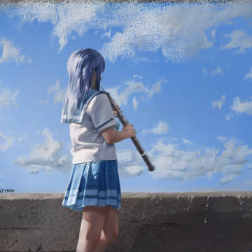 みぞれと青空