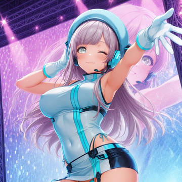D4DJ Groovy Mix on happy stage
