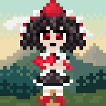 32×32の動く射命丸文