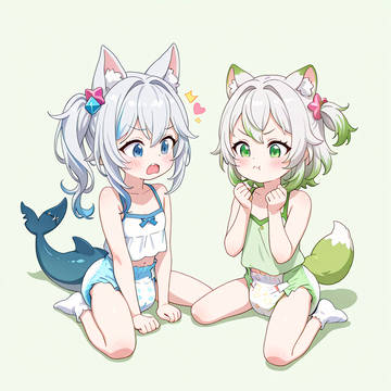 Gawr Gura X Nahida