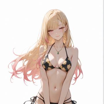 制服と水着の喜多川海夢さん
