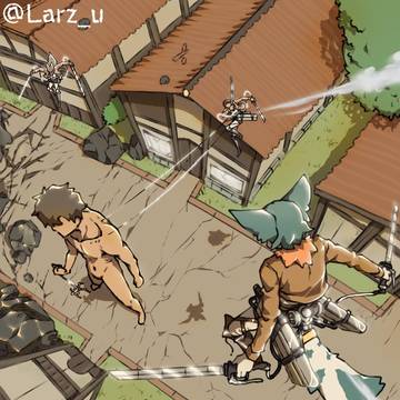 Larzunito Attacking Titan