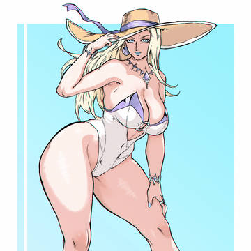Emma Frost Unreleased Swimsuit