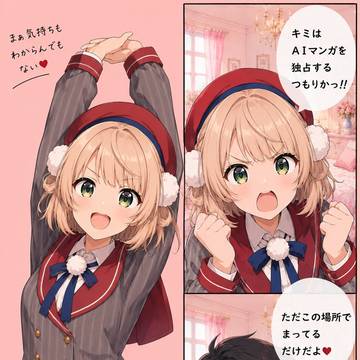 AIマンガもけっこうむずかしい♥