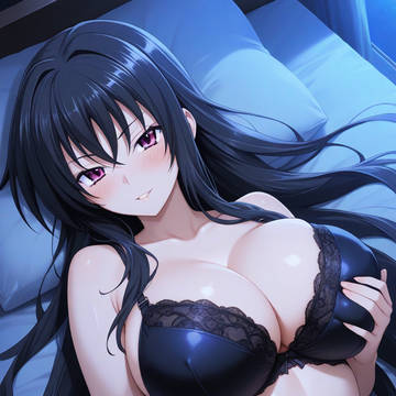 Raynare en la cama
