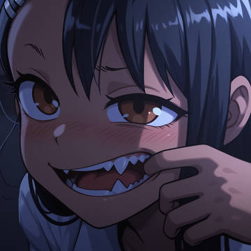 「信じて？噛まないよ…？」