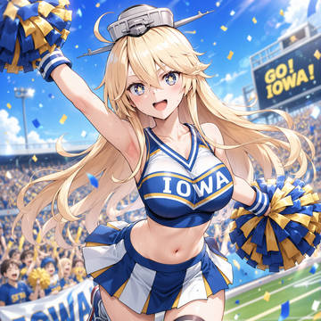 チアコスの艦これアイオワちゃん