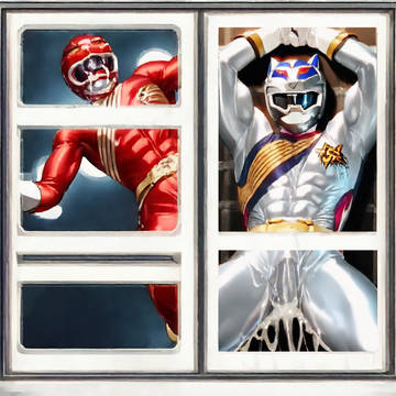 Captured Sentai Heroes - GaoRed
