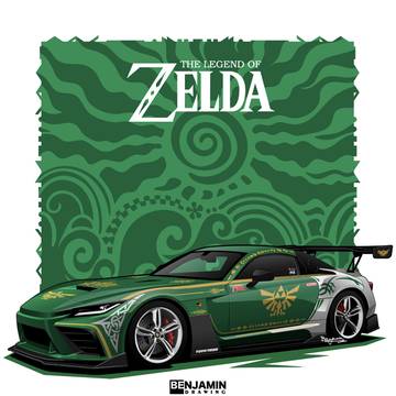 zelda x toyota gr gt