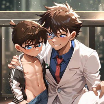 Conan, Kaito Kid, and... ①