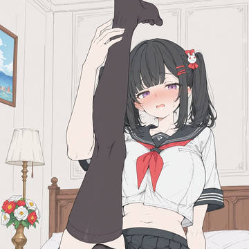 Y字バランスのみちるちゃん