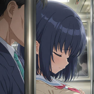 【豪華583名】痴〇電車プレイ「あんっ!やめてください…」巨乳女