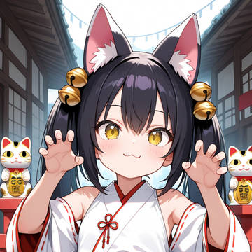 ネコ耳神社にようこそにゃ🐈