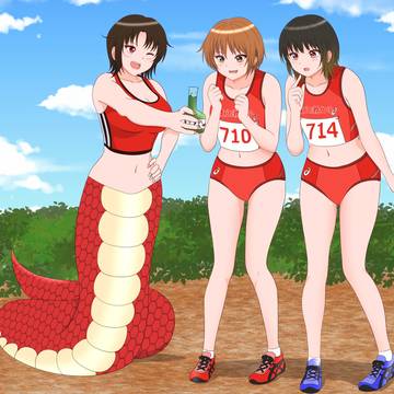 【リク絵】ラミアになっちゃった！