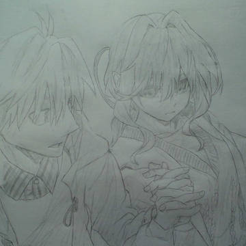 甘神さんちの縁結び　夕奈とのお見合いシーン　模写