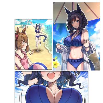 水着フラファル