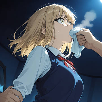 アヤカサジョウを薬で眠らせて