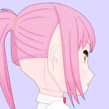 着ぐるみさんの横顔