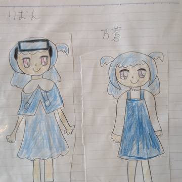 オレカ少女団の立ち絵