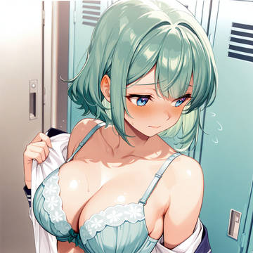 見ないでよ！ まだ着替えてる途中なのに…