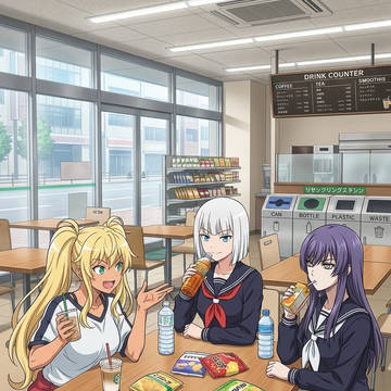 カルラと言うのか右の娘