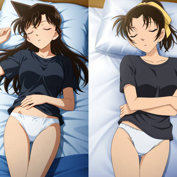昼寝中の蘭、園子、和葉、美和子