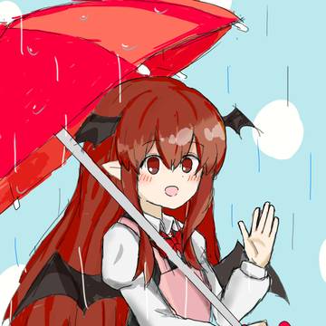 雨の日ゆずゆ