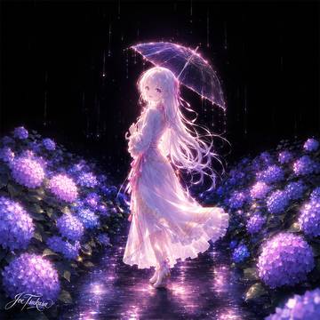早く帰らないと濡れてしまうわ✨