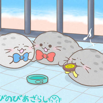 音取り中♪ アザラシハーモニーズ