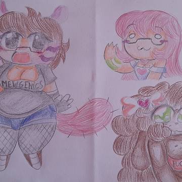 Colored pencil doodles
