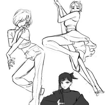 Anatomy Gesture Drawing Day13