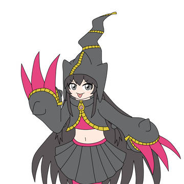 メガジュペッタモチーフ衣装プラムちゃん！