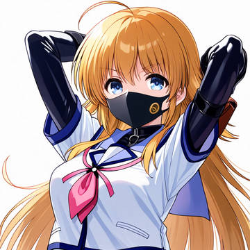 関根しおり3682　黒マスク