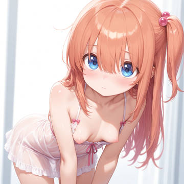 サイドテールネグリジェ