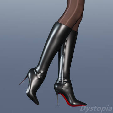 H47 Knee Stiletto Boots