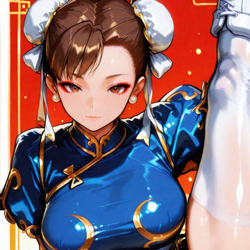 春麗　I字開脚