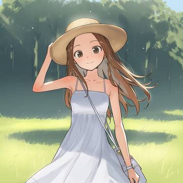 高木さん 3  お出かけの途中で雨宿り
