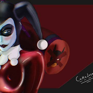 Harley Quinn is looking at you
