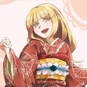 エマ（レース柄着物）