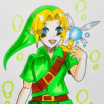 子供リンクとナビィ