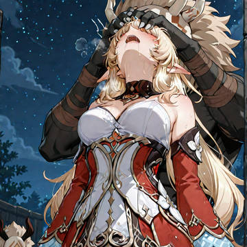 ヒルチャールに敗北したアリス(原神)