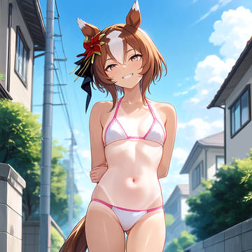 ビキニ散歩