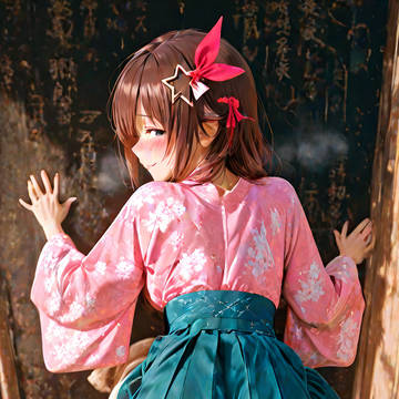 そらちゃん 袴姿で……