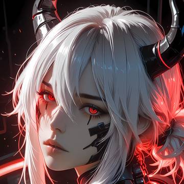 Horns and Neon Veins